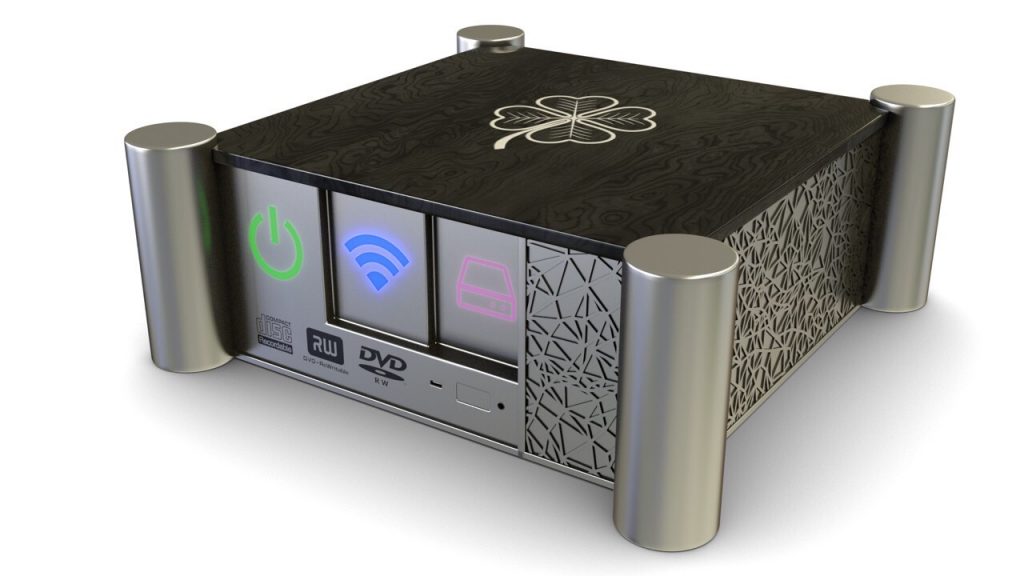 Cloverleaf computer desktop case 2